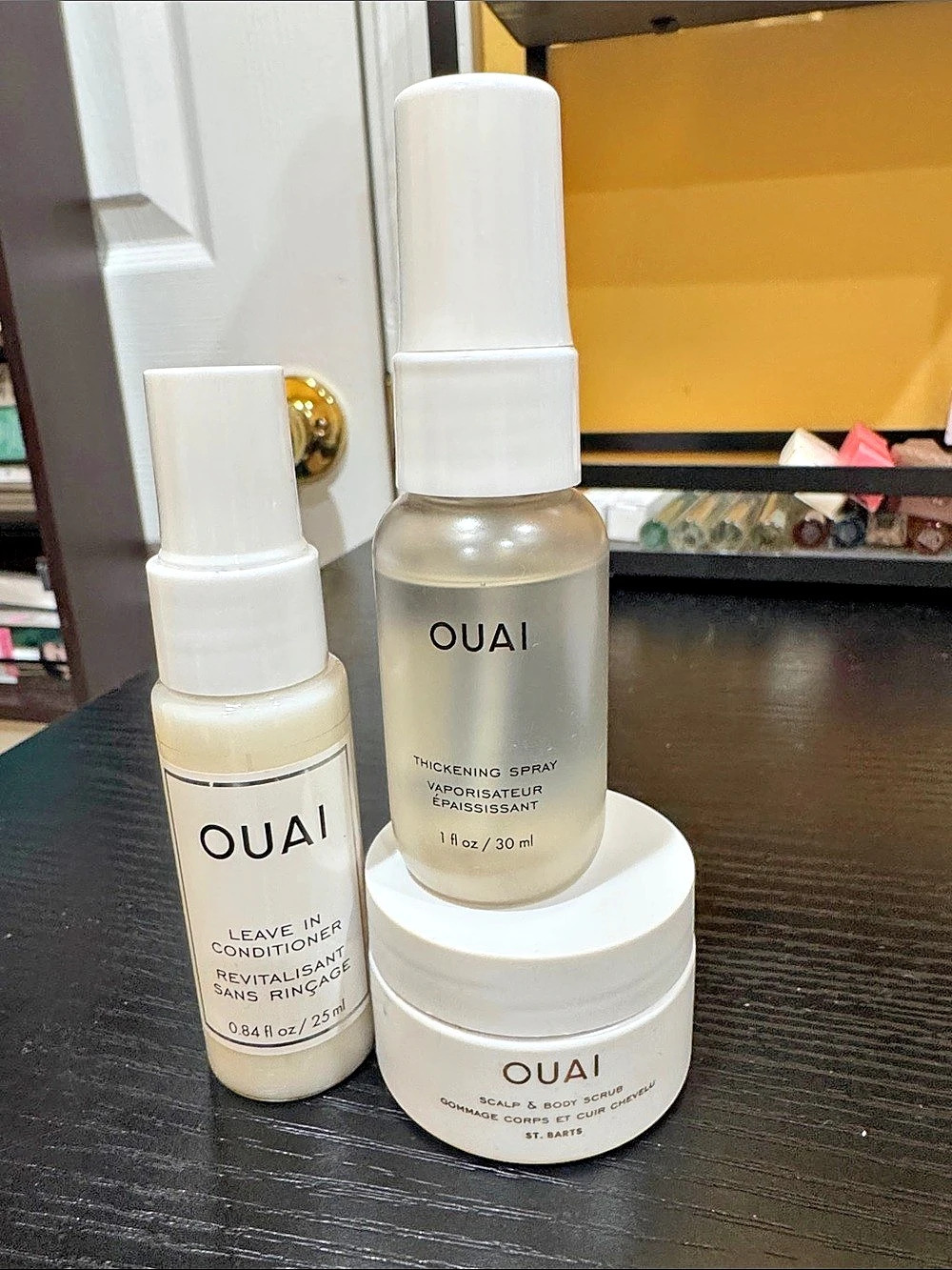OUAI Travel Size Hair and Body Trio Set NWT